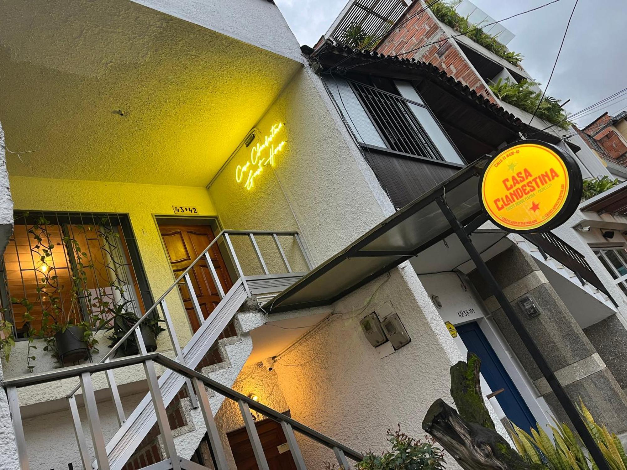 Casa Clandestina Guest House Medellín Kültér fotó